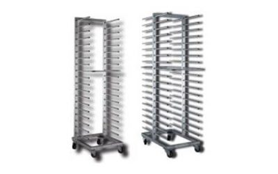 Tray Rack Trolley With Pegs